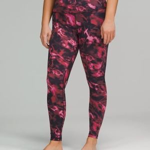 lululemon Align High-Rise Legging Intensity Pink Multi Sz 6